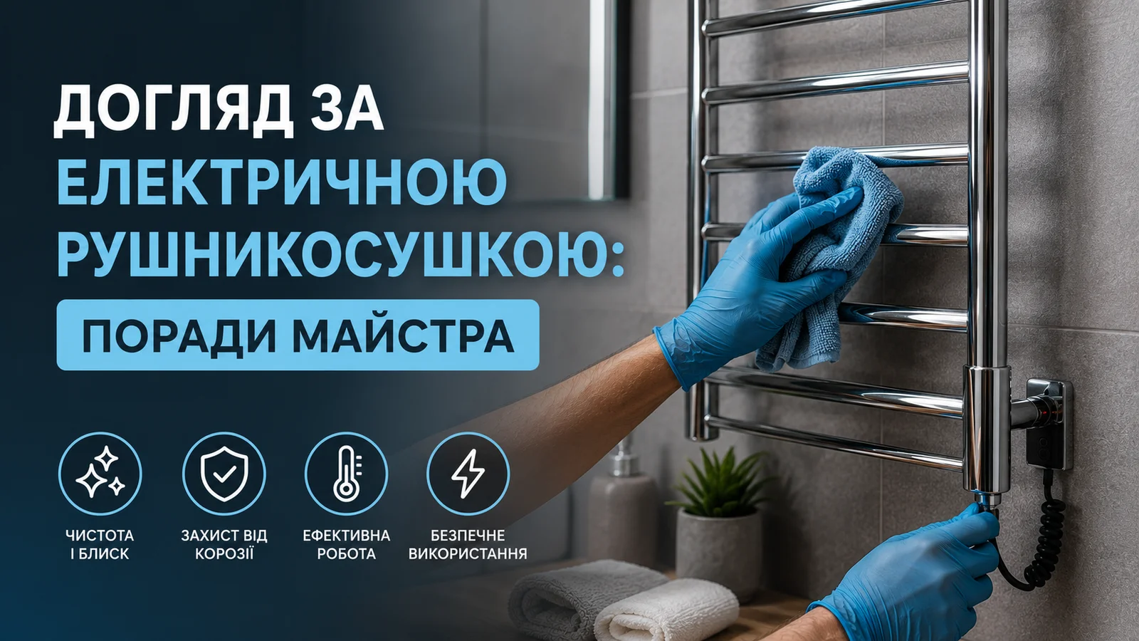 Догляд за електричною рушникосушкою: поради майстра